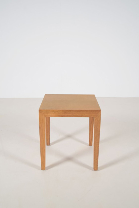 Danish side table by Severin Hansen for Haslev Møbelsnedkeri, 1960s – Wood (photo 2 of 8)