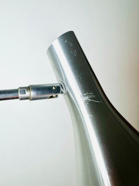 Image 1 of Applique murale à bras articulé en forme de trompette, par Hala Zeist, Pays-Bas, années 1980