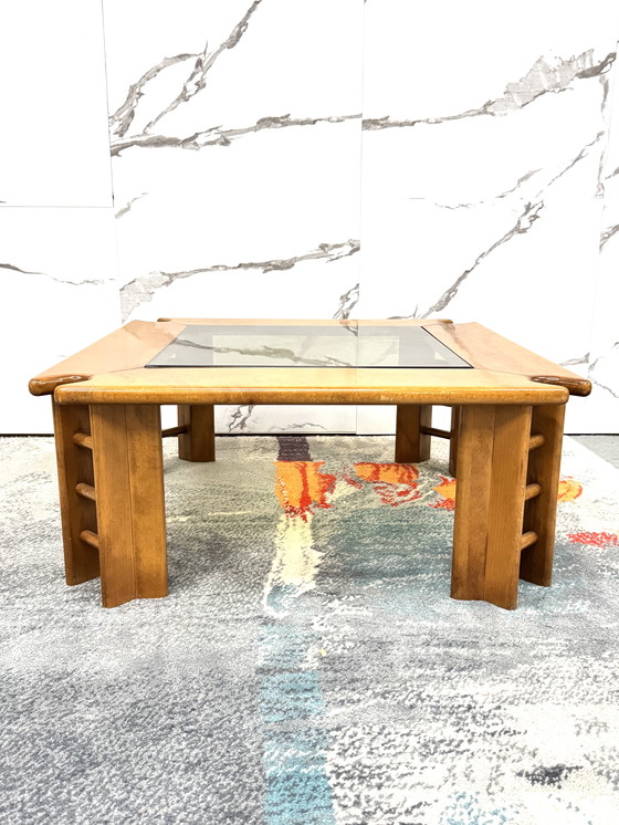 Image 1 of AFRA & TOBIA SCARPA ATTR. TAVOLO DA SALOTTO ANNI 60 DESIGN