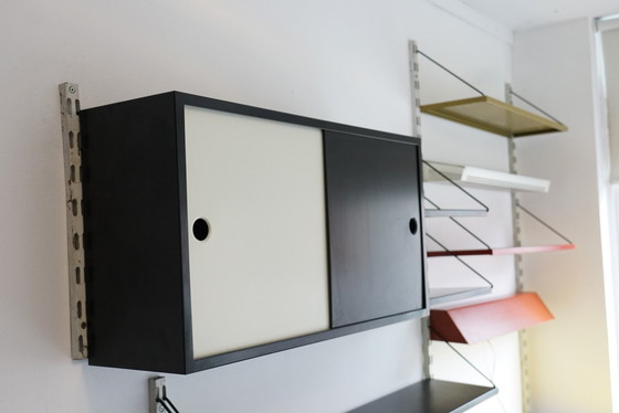 Image 1 of Mueble de pared Pilastro completo, diseñado por Tjerk Reijenga (décadas de 1950 y 1960)