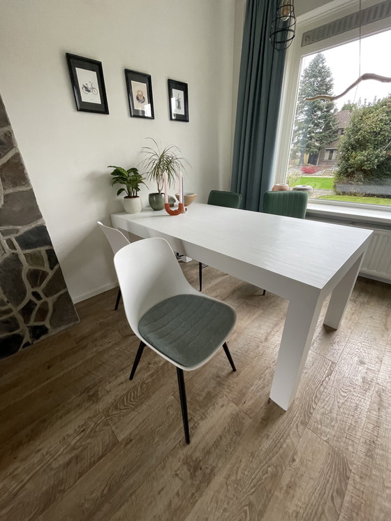 Image 1 of Handmade Wooden Table With 4 Chairs