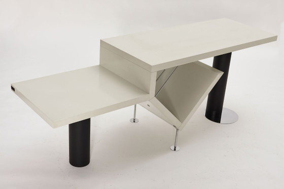 Attyka 2 Console Table Designed by Jacob Jensen for Bang & Olufsen, Denmark, 1980’s – Wood (photo 7 of 18)