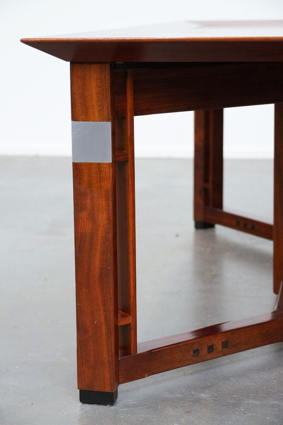 Image 1 of Large square Art Deco coffee table by Schuitema from the Decoforma series