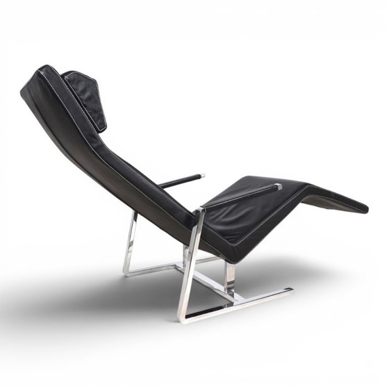 Image 1 of Team by Wellis MaRe Leder-Loungesessel und Chaiselongue von Christophe Marchand, 2002
