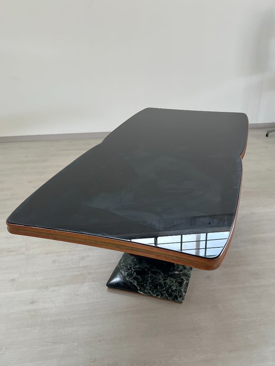 Image 1 of Tavolo - Legno, Marmo, Vetro - Art Deco