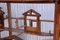 Antiek houten vogelhuisje, jaren 1890 – Tuinaccessoires, Wood, Metal (photo 14 of 16)