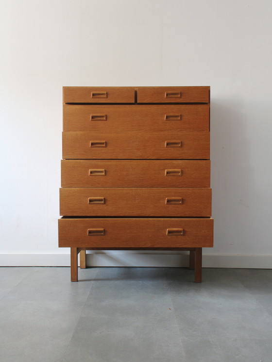 Image 1 of Vintage Deense ladekast door Holger Jensen voor FDB Møbler