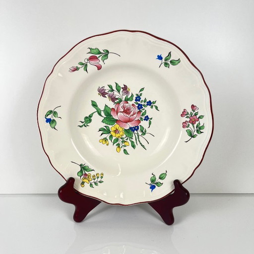 Set of 3 KG Lunéville "Réverbère" soup plates