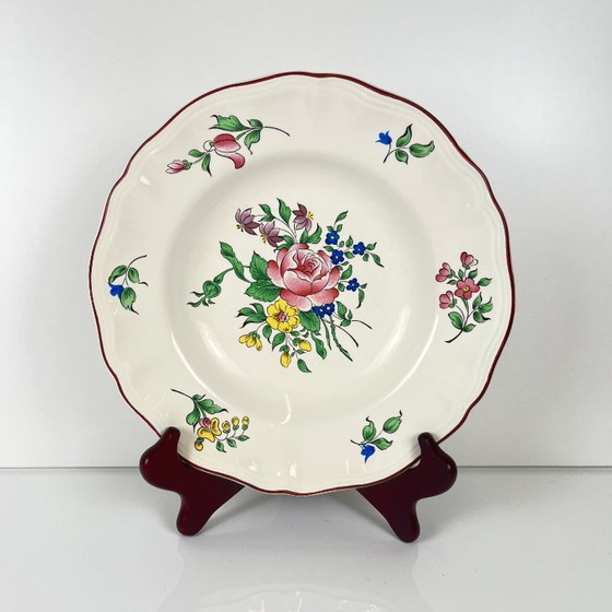 Image 1 of Set of 3 KG Lunéville "Réverbère" soup plates