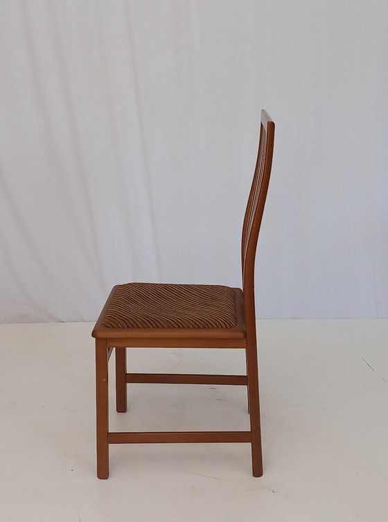 Image 1 of Set di 6 sedie da pranzo di Mario Marenco per Mobilgirgi, anni '70