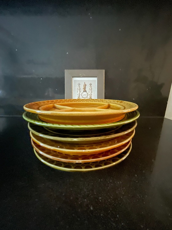 Sarreguemines Fondue/Gourmet Vintage Plates – Crockery, Ceramic (photo 2 of 15)