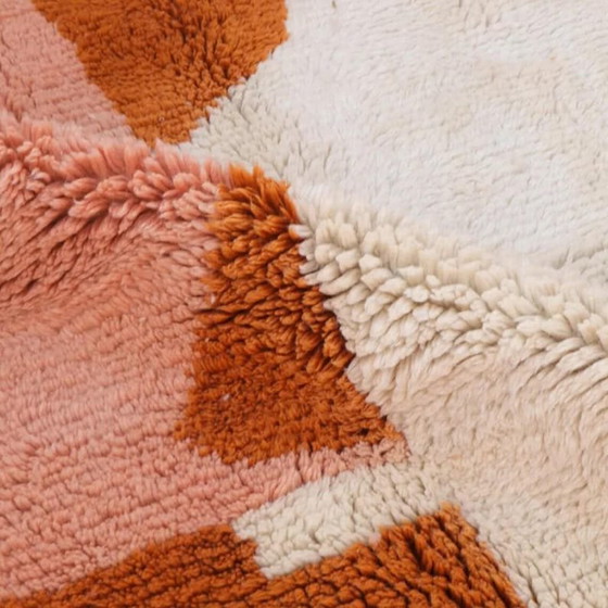 Image 1 of Traditioneel handgemaakt Berberkleed met kleurrijke patronen, 200x300 cm