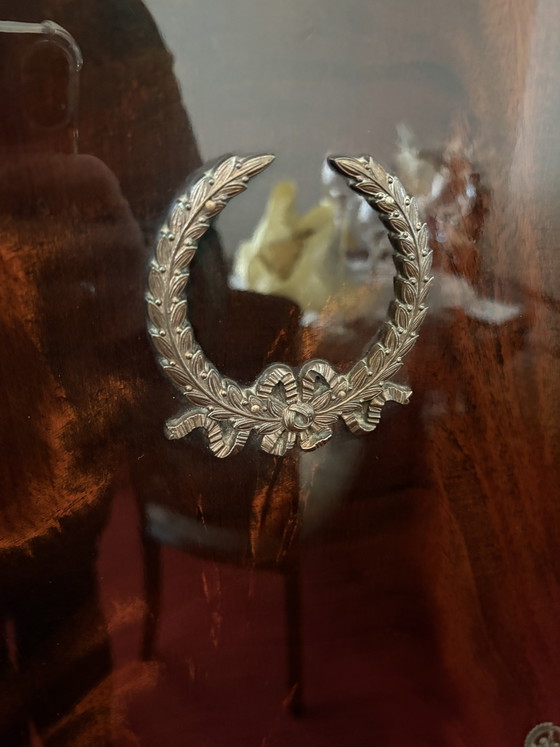 Image 1 of Mooie mahonie houten empire stijl kast