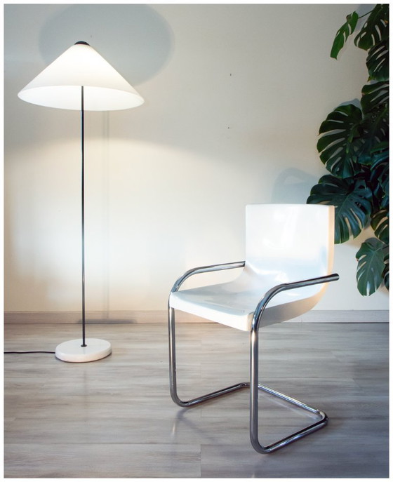 Image 1 of Sedia Space Age, anni '70, GAUTIER, cromata e resina