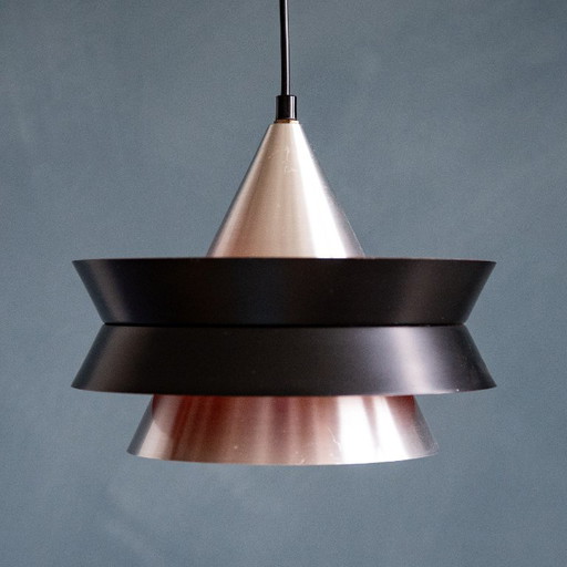 Lampe suspendue Carl Thore, design milieu du siècle