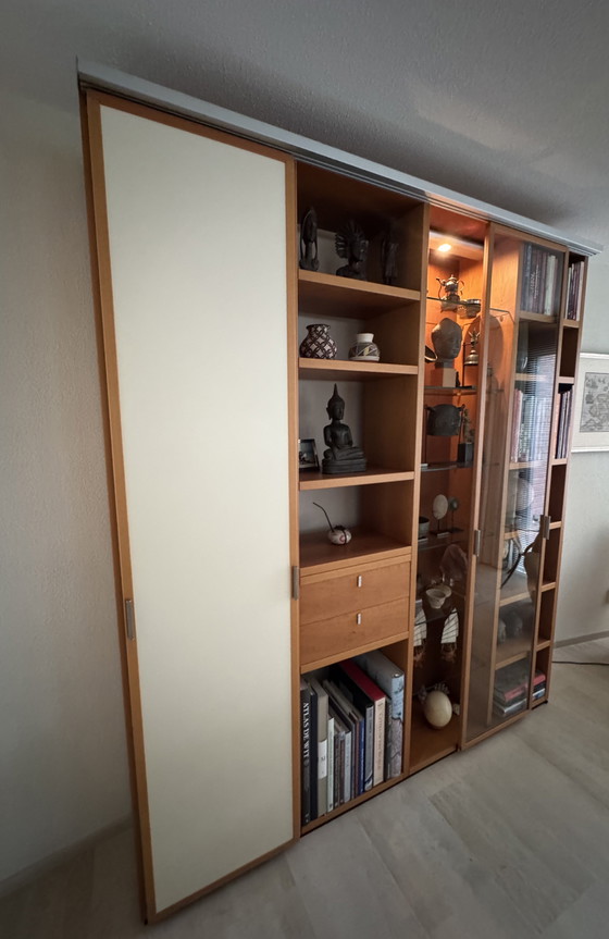 Image 1 of Armoire murale Poliform en noyer