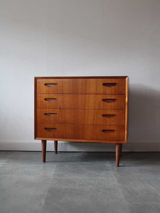 Commode danoise vintage en teck par Ølholm Møbelfabrik 