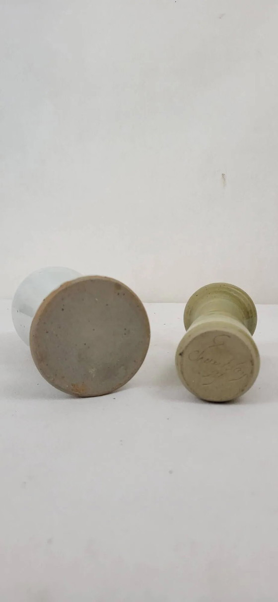 2 Steingut-Vasen – Porcelain (photo 6 of 8)