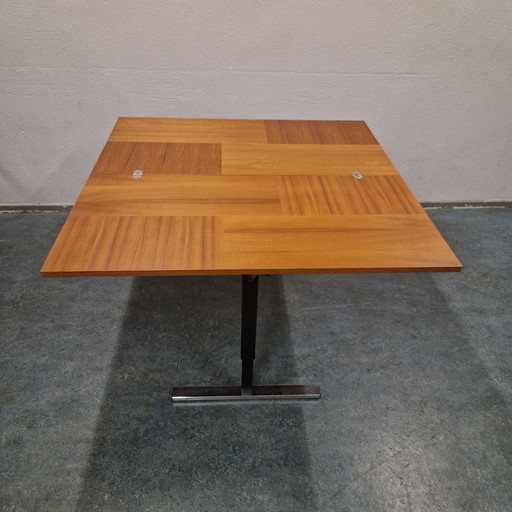 Vintage vierkante eettafel bureau en salontafel in 1 stuk !!!