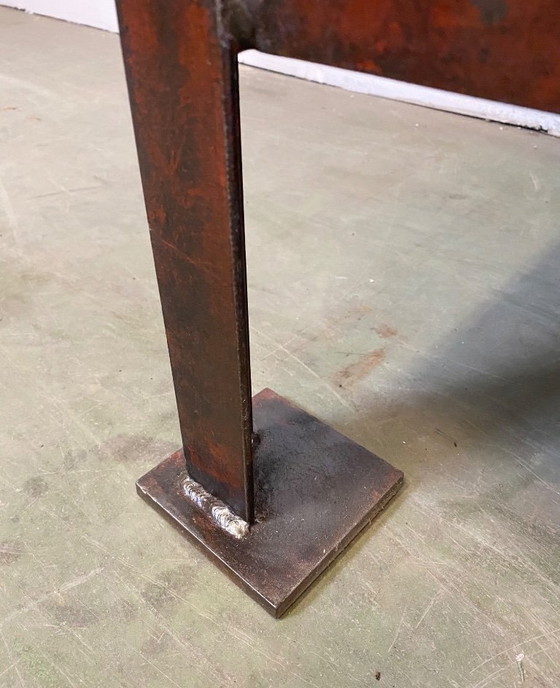 Image 1 of Red Industrial Coffee Table, 1960s