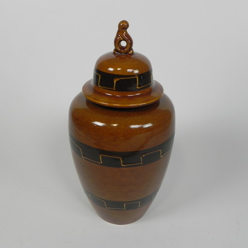Grand vase avec couvercle Allemagne, modèle 239-30, années 1970