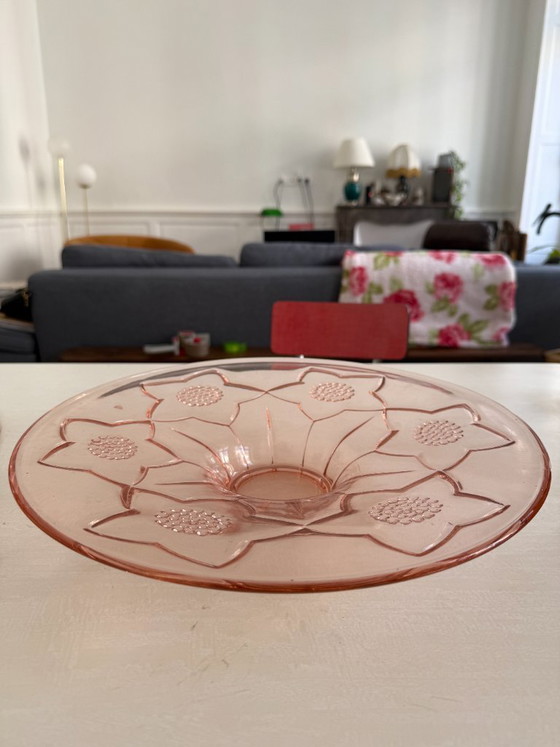 Image 1 of Rosaline glass dish – floral patterns