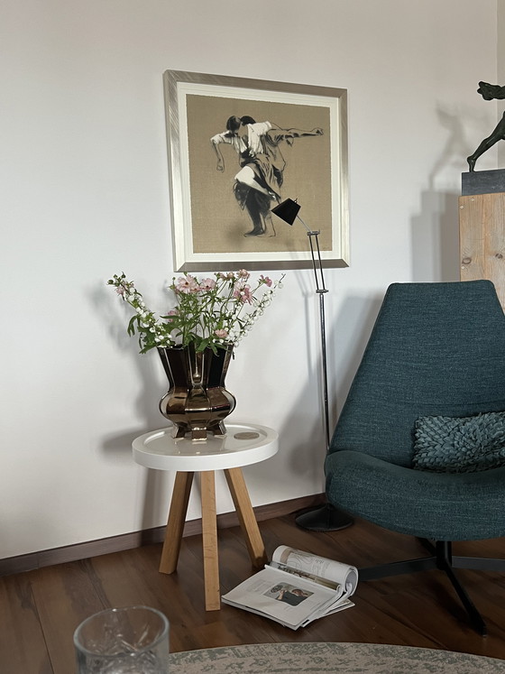 Image 1 of Fauteuil pivotant vert