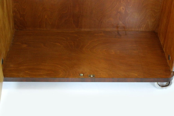 Image 1 of Armadio vintage in tubolare d'acciaio cromato Bauhaus attribuito a Hynek Gottwald, anni '30