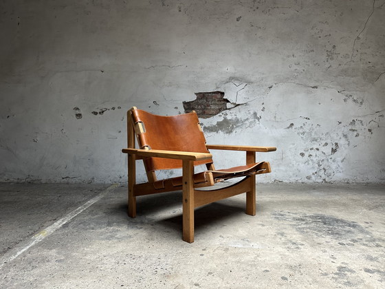 Image 1 of Kurt Østervig Hunting chair Deens design fauteuil eik leder
