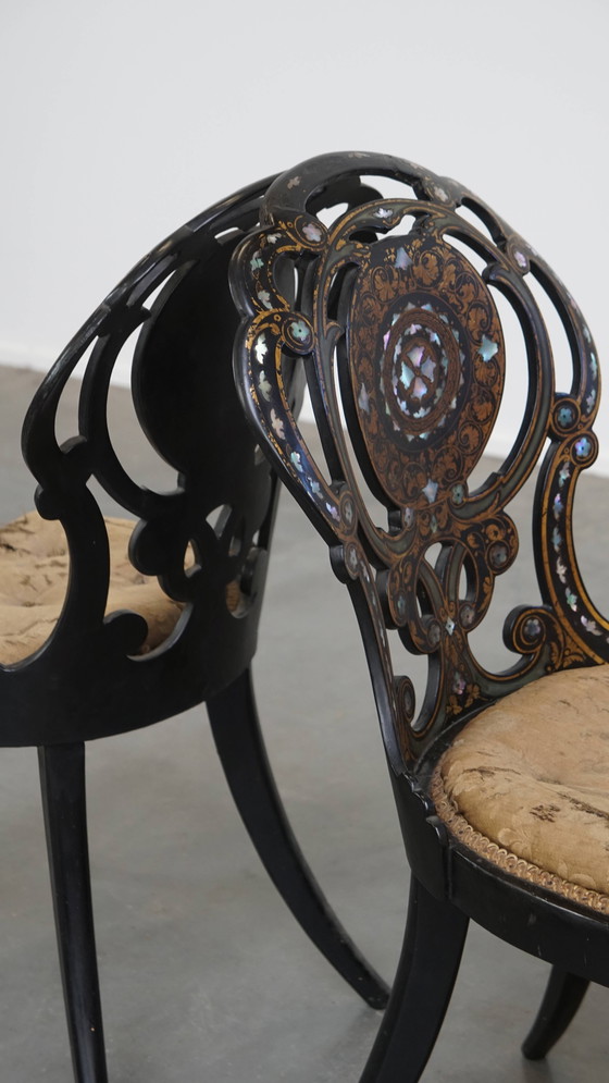 Image 1 of 2 x Mother of Pearl Chair