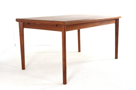 Image 1 of Henning Kjearnulf Vejle rectangular extendable dining table XL vintage