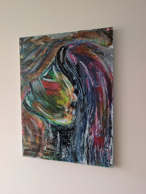 Woman – schilderijen tekeningen, Canvas (photo 2 of 5)
