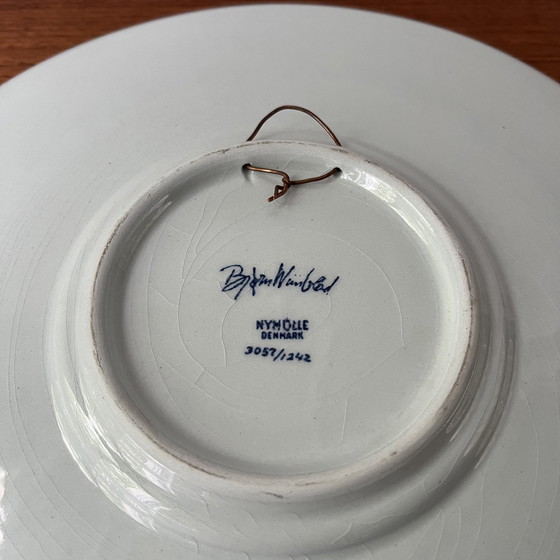 Image 1 of Large vintage wall plate, Bjørn Wiinblad for Nymølle, Denmark, 1960s