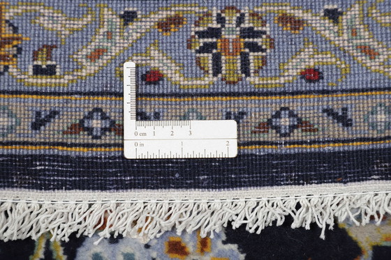 Image 1 of Tapis persan original noué à la main Keshan 385 X 280 cm Très bon état Fin avec soie