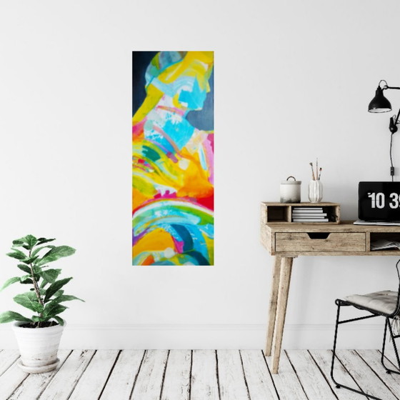 Image 1 of Acrylic painting #sophia 38x100cm