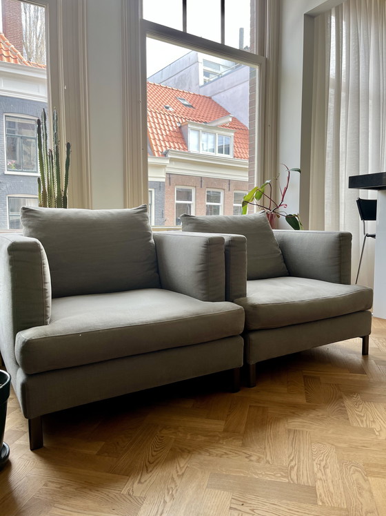 Image 1 of 2x Verzelloni Hampton Memory loungestoelen