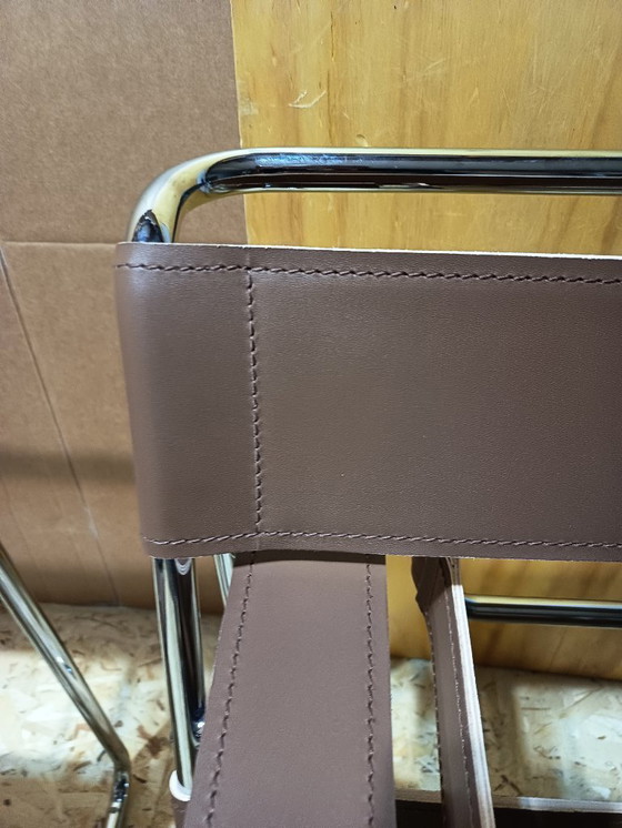 Image 1 of Poltrone Knoll Wassily B3 2 nuove/usate in pelle color noce di Marcel Breuer € 4.400