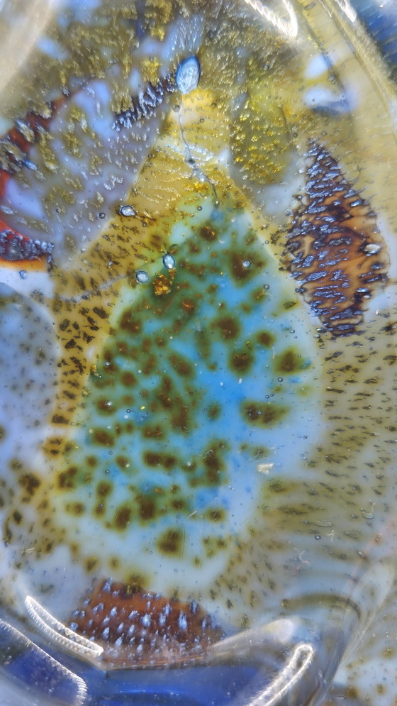 Vintage Murano "Tutti Frutti" Bowl – 1950s/60s – Gold Leaf – Decorative Objects, Glass (photo 11 of 14)