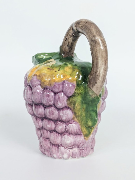 Image 1 of Brocca per uva in maiolica Ceramiche di Bassano — Italia — Vintage