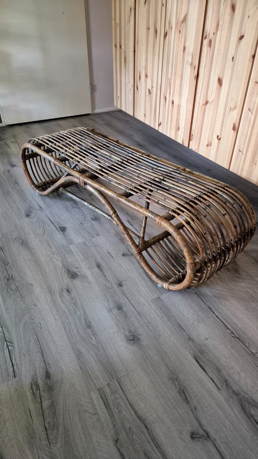 Vintage Bamboo Bench/Table