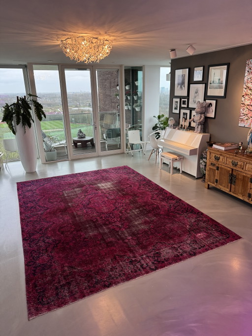 XXL vintage Persisch kleed 400 cm bij 300 cm – vloerkleden en tapijten, Textile, Wool (photo 2 of 9)