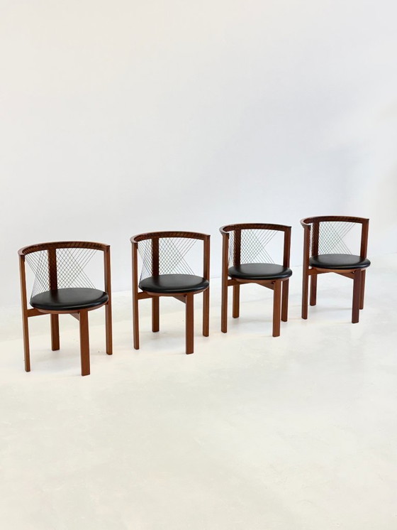 Image 1 of Ensemble de chaises Tranekær String par Niels Jørgen Haugesen