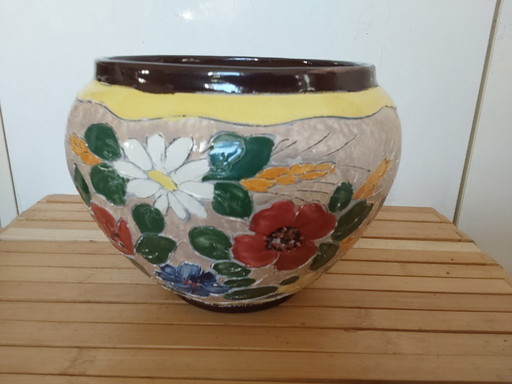 Large planter by Jérôme Massier, early 20th century