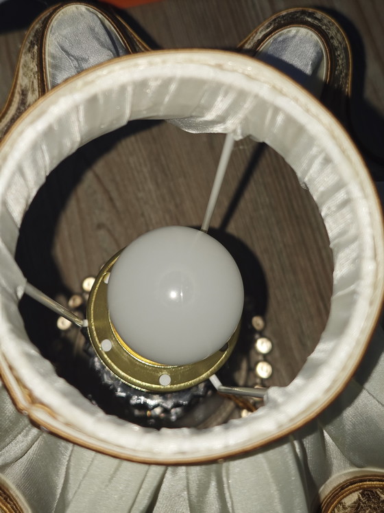 Image 1 of Vintage glazen lamp