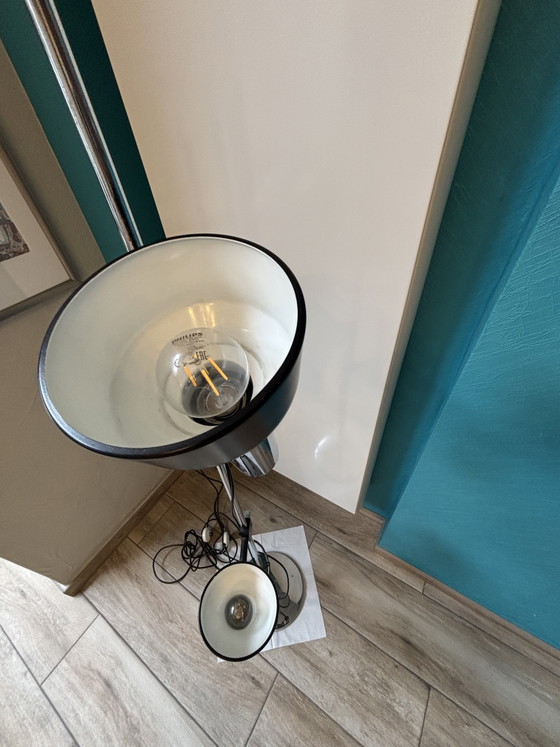 Vintage floor lamp, model L401, by Staff Leuchten, from the 1970s – Floor lights, Metal, Chrome (photo 6 of 15)