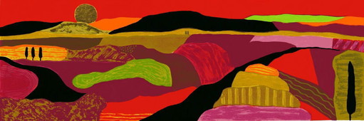 Ronald Boonacker - Toscana, serigrafía grande