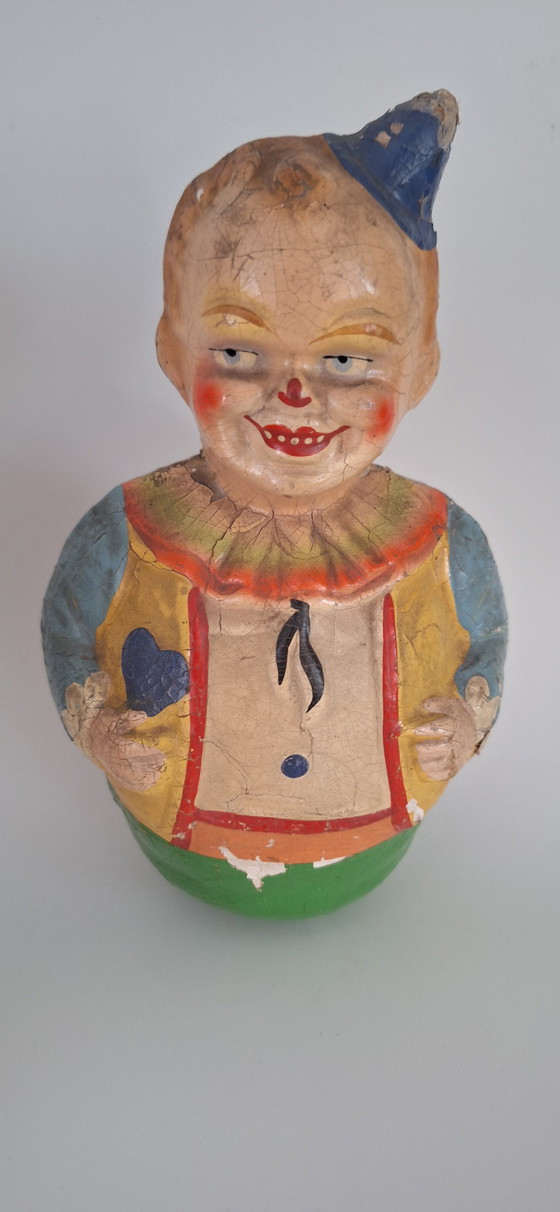 Image 1 of Unique collection of antique Roly Poly Shoe Hut clowns