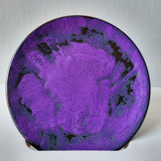 Image 1 of Vintage Fat Lava servies paars