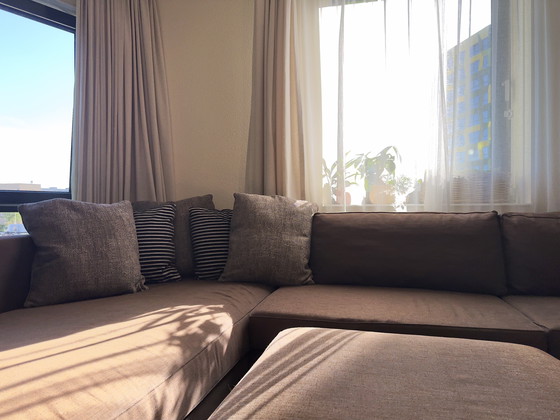 Image 1 of Divano Angolare Design, Marrone, Pouf, Grande - Verzelloni Link