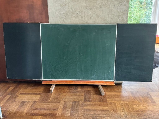 Lavagna scolastica originale degli anni '60